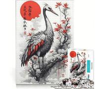 Rompecabezas para Adultos de 1000 Piezas Grulla Shum Hu, Juegos relajantes, interacción Entre Padres e Hijos, colección de Artistas, Bellas Artes 38x26cm