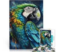 Rompecabezas para Adultos de 1000 Piezas Guacamayo caprichoso Hecho de Papel，para Mayores de 14 años Actividades Familiares Trato como Regalo para Toda la Familia。tamaño：26x38cm