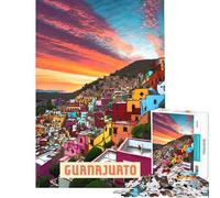 Rompecabezas para Adultos de 1000 Piezas Guanajuato Juego de ingenio Juego desafiante Juguetes Regalo Divertido Vacaciones en casa Matar el Tiempo (tamaño 38x52cm)