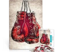 Rompecabezas para Adultos de 1000 Piezas Guantes de Boxeo Juguetes Juegos Educativos Antiestrés Colección de Artistas, Bellas Artes 38x26cm