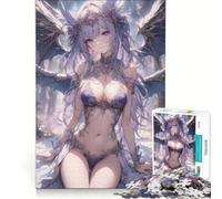 Rompecabezas para Adultos de 1000 Piezas Guardián Celestial Juegos relajantes Actividades Divertidas para Hacer en casa fortalece el Amor Entre Parejas 38x26cm