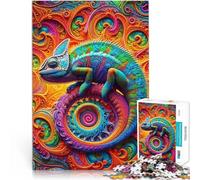 Rompecabezas para Adultos de 1000 Piezas Guardián Fractal de la luz Juego desafiante y Juego Familiar Regalo de cumpleaños, Regalos 52x38cm