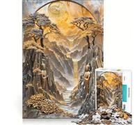 Rompecabezas para Adultos de 1000 Piezas, Guardianes del Paraíso, Juguetes para armar, para la diversión Familiar, con Piezas de Formas aleatorias Que encajan Perfectamente 38x52cm