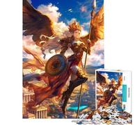 Rompecabezas para Adultos de 1000 Piezas Guerrero del Olimpo Rompecabezas para Adultos Juegos relajantes Juego de Corte de precisión Juego desafiante Regalos (Tamaño 38x26cm)