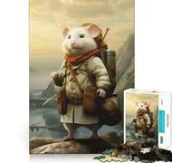 Rompecabezas para Adultos de 1000 Piezas, guía de Viaje, hámster, Juego de Ajuste preciso, Juguete Inteligente para el Cerebro, Tiempo Libre, Regalo de cumpleaños para la Mente (50x75cm)