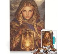 Rompecabezas para Adultos de 1000 Piezas Guiding Light, Juguetes para armar, para la diversión Familiar, con Piezas de Formas aleatorias Que encajan Perfectamente 50x75cm