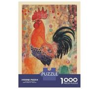 Rompecabezas para Adultos De 1000 Piezas Gustav Klimt Rooster Farm Rompecabezas para Adultos Juego Familiar Divertido Y Humorístico Cumpleaños Y Navidad 52x38cm/1000pcs