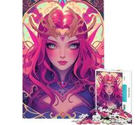 Rompecabezas para Adultos de 1000 Piezas Hada Hechicera Mágica Rompecabezas práctico para Adultos Mejora la Memoria cumpleaños y Navidad (Tamaño 38x26cm)