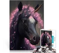Rompecabezas para Adultos de 1000 Piezas Hada Rosa Unicornio Hecho de Papel，Apto para Mayores de 14 años. Juegos educativos de Bricolaje Gran Regalo。tamaño：26x38cm/10.24x14.96pulgada