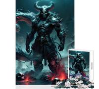 Rompecabezas para Adultos de 1000 Piezas: Hades el Señor de la Muerte Decoración del hogar Juguetes Regalos y Juegos educativos Cada Pieza es única Tamaño: 38x26cm