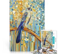Rompecabezas para Adultos de 1000 Piezas Halcón bajo un Cielo Brillante Acertijo para Actividades Divertidas en casa, Regalos de cumpleaños, Regalos de Viaje, 75x50cm