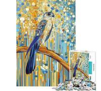 Rompecabezas para Adultos de 1000 Piezas Halcón bajo un Cielo Brillante Rompecabezas relajantes para Adultos Difícil Regalos para Amigos y Familiares (tamaño 38x52cm)