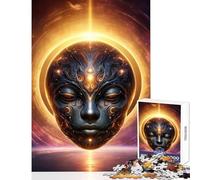 Rompecabezas para Adultos de 1000 Piezas Haloed Alien Grace Juguetes de decoración para el hogar Grandes Regalos y Juguetes Juego Educativo Cada Pieza es única Tamaño: 38x26cm