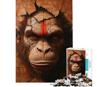 Rompecabezas para Adultos de 1000 Piezas Hanuman el último Protector Rompecabezas para Adultos Juegos Familiares de análisis y lógica cumpleaños y Navidad (tamaño 38x26cm)