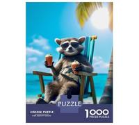 Rompecabezas para Adultos De 1000 Piezas Healing The Beach Rompecabezas para Adolescentes Juego Familiar Carrera De Velocidad Manual Cumpleaños 38x26cm/1000pcs