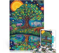 Rompecabezas para Adultos de 1000 Piezas Hermosas Vistas Hecho de cartón para Mayores de 14 años Matar el Tiempo en Vacaciones en casa Ideas de Regalos tamaño：26x38cm/10.24x14.96pulgada