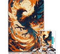 Rompecabezas para Adultos de 1000 Piezas Hermoso águila Juguete Educativo Intelectual descompresor Regalo de cumpleaños 38x26cm