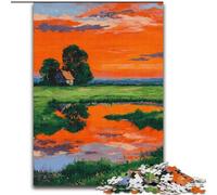 Rompecabezas para Adultos de 1000 Piezas Hermoso Amanecer, Apto para Mayores de 14 años Toda la Familia 50x75cm