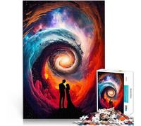 Rompecabezas para Adultos de 1000 Piezas Historia de Amor interestelar Alivio del estrés Decoración de Pared cumpleaños y Navidad 38x26cm