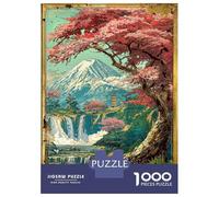 Rompecabezas para Adultos De 1000 Piezas Horizon of The Fuji Sakura Shrine Rompecabezas para Adultos Juegos Familiares Pero Divertidos Y Humorísticos Cumpleaños 70x50cm/1000pcs