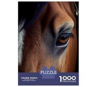 Rompecabezas para Adultos De 1000 Piezas Horse Close Up Rompecabezas para Adultos Juegos Divertidos Difícil Difícil Regalos De Cumpleaños Y Únicos 70x50cm/1000pcs