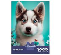 Rompecabezas para Adultos De 1000 Piezas Husky Cute Poppy Rompecabezas para Adultos Juegos Divertidos para La Diversión Familiar Juego Desafiante Regalos 38x26cm/1000pcs