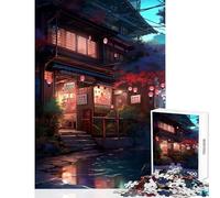 Rompecabezas para Adultos de 1000 Piezas Impresionante Rompecabezas japonés para decoración del hogar Regalo de cumpleaños Juego práctico interacción Entre Padres e Hijos tamaño 38x52cm