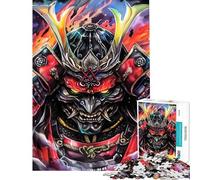 Rompecabezas para Adultos de 1000 Piezas Inferno Shogun Juego Educativo práctico y desafiante para Mayores de 14 años Juego de Rompecabezas (38x52cm)