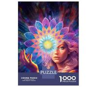 Rompecabezas para Adultos De 1000 Piezas Inner Mandala Rompecabezas para Adultos, Juegos Familiares, Divertidos Y Humorísticos, Actividades para Hacer En Casa, 70x50cm/1000pcs