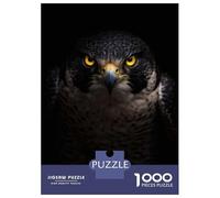 Rompecabezas para Adultos De 1000 Piezas Intense Peregrine Falcon Portrait Rompecabezas para Adultos Juguetes Antiestrés Difícil Difícil Cumpleaños Y Navidad 52x38cm/1000pcs
