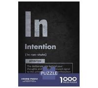 Rompecabezas para Adultos De 1000 Piezas Intention Element - Focused Manifestation Mindset Rompecabezas para Adultos Juego De Ingenio Regalos para Mujeres 70x50cm/1000pcs