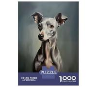 Rompecabezas para Adultos De 1000 Piezas Italian Greyhound Rompecabezas para Adolescentes Juego De Ingenio Decoración del Hogar Actividades Divertidas En Casa, 70x50cm/1000pcs