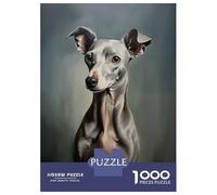 Rompecabezas para Adultos De 1000 Piezas Italian Greyhound Rompecabezas para Adultos Juego De Ingenio Regalos para Mujeres 52x38cm/1000pcs