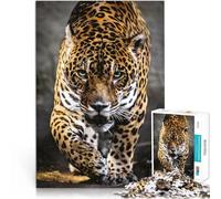Rompecabezas para Adultos de 1000 Piezas Jaguar Desafiante de completar, Pero Divertido y Gracioso. Regalo de cumpleaños, Regalos 38x26cm
