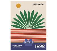 Rompecabezas para Adultos De 1000 Piezas Jamaica Palm Sunset Rompecabezas para Adultos Juguetes Antiestrés Regalos para Mujeres Cumpleaños Y Navidad 70x50cm/1000pcs