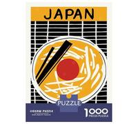 Rompecabezas para Adultos De 1000 Piezas Japan Ramen Art Rompecabezas para Adultos Juegos De Relajación Corte De Precisión Difícil Y Desafiante 52x38cm/1000pcs