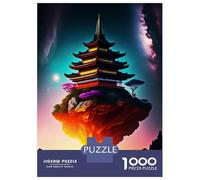 Rompecabezas para Adultos De 1000 Piezas Japanese Fantasy Build Rompecabezas para Adultos Juego Familiar Decoración Perfecta Cumpleaños Y Navidad 38x26cm/1000pcs