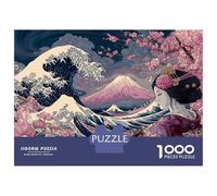 Rompecabezas para Adultos De 1000 Piezas Japanese Geisha Art Print-2 Rompecabezas para Adultos Juegos Familiares Regalos para Mujeres Cumpleaños Y Navidad 70x50cm/1000pcs