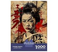 Rompecabezas para Adultos De 1000 Piezas Japanese Geisha Art Print-4 Rompecabezas para Adultos Juegos Familiares Arte De Pared Oferta como Regalos para Toda La Familia 70x50cm/1000pcs