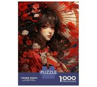 Rompecabezas para Adultos De 1000 Piezas Japanese Geisha Art Print-7 Rompecabezas para Adolescentes Juegos Relajantes Pero Divertidos Y Humorísticos Desafiantes De Completar 38x26cm/1000pcs