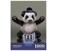 Rompecabezas para Adultos De 1000 Piezas Japanese Sumo Giant Panda Rompecabezas para Adolescentes Juego Familiar Carrera De Velocidad Manual Cumpleaños 52x38cm/1000pcs