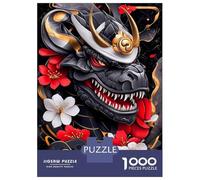 Rompecabezas para Adultos De 1000 Piezas Japanese T-Rex Dragon Art Rompecabezas para Adolescentes Juego Familiar Carrera De Velocidad Manual Cumpleaños 70x50cm/1000pcs