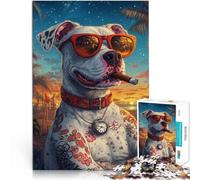 Rompecabezas para Adultos de 1000 Piezas Jefe Perro Hecho de cartón para Mayores de 14 años Decoración del hogar como Regalo para Toda la Familia y Amigos. tamaño:26x38cm/10.24x14.96pulgada