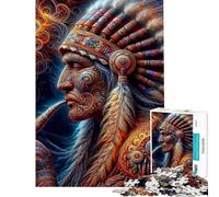 Rompecabezas para Adultos de 1000 Piezas Jefes fractales Bailando Rompecabezas para Adultos Actividades Familiares Entrena tu Cerebro y Tus Manos Hermoso diseño Juego 50x75cm