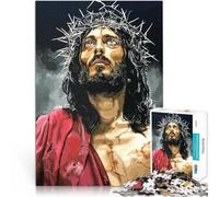 Rompecabezas para Adultos de 1000 Piezas Jesús Alivia el estrés Vacaciones en casa Matar el Tiempo Juego de desafío único 75x50cm