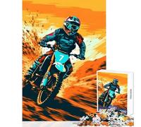 Rompecabezas para Adultos de 1000 Piezas Jinete Profesional Juguetes antiestrés Grandes Regalos y Juguetes Juegos educativos interacción Entre Padres e Hijos tamaño 50x75cm