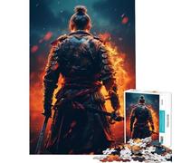 Rompecabezas para Adultos de 1000 Piezas Juego de la Familia Samurai Fire Juguetes educativos Regalo Ideal para Jugar y Mejorar la Memoria (tamaño 38x26cm)