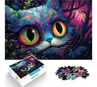 Rompecabezas para adultos de 1000 piezas, juego de preguntas sobre gatos, 19.7 x 29.5 pulgadas, mejora el amor entre parejas y adolescentes de 14 años en adelante
