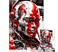 Rompecabezas para Adultos de 1000 Piezas Juego práctico con Forma Humana antiestrés Juguetes de decoración para el hogar Actividades Divertidas en casa (38x26cm)