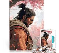 Rompecabezas para Adultos de 1000 Piezas Juego Sekiro Die Twice para el Juguete de desafío de Juego Educativo Apto para Parejas 75x50cm